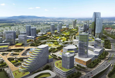 大庆西站站前地区城市设计
