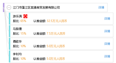 江门市蓬江区宜通商贸发展